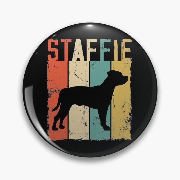 Item preview, Staffie Staffordshire Bull Terrier Dog Vintage Retro Style designed and sold by rafaeltto.