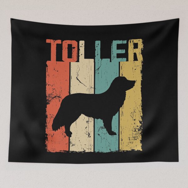 Item preview, Toller Nova Scotia Duck Tolling Retriever Dog Vintage Retro Style designed and sold by rafaeltto.