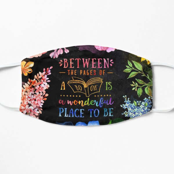 Between the pages (black) Flat Mask