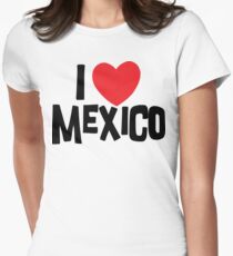 I Love Mexico Women's Fitted T-Shirt