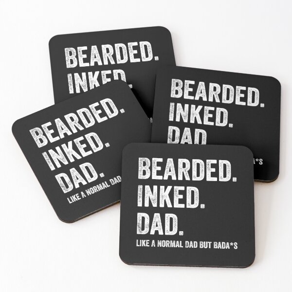 Item preview, BEARDED INKED DAD Best Gifts For Men on Father's Day designed and sold by MagicBoutique.