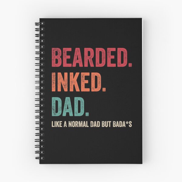 Item preview, BEARDED INKED DAD Vintage Gifts For Men on Father's Day designed and sold by MagicBoutique.