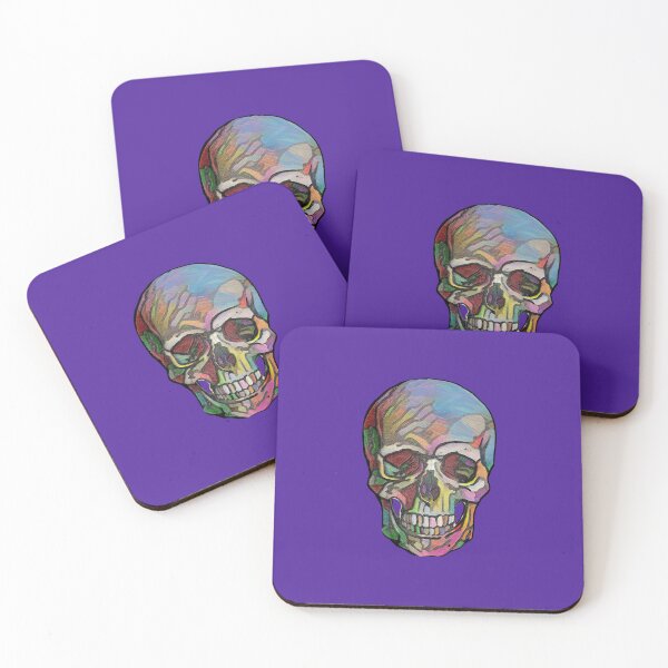 Item preview, The Happy Skull (Purple) designed and sold by Diego-t.