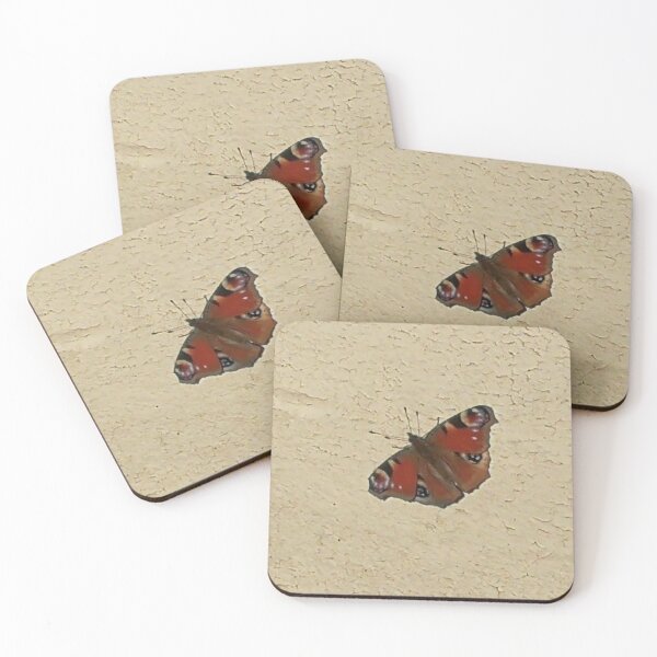Item preview, Tortoiseshell butterfly on wall designed and sold by winterhare.