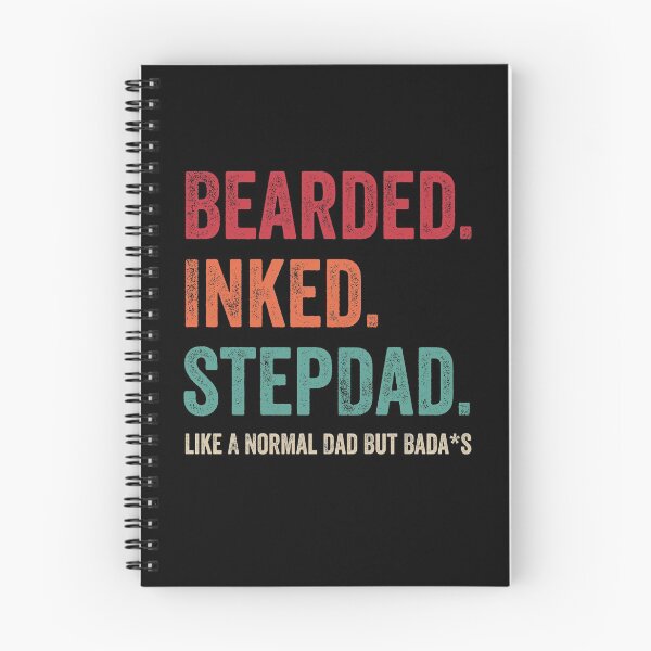 Item preview, BEARDED INKED STEPDAD Vintage Gifts For Men on Father's Day designed and sold by MagicBoutique.