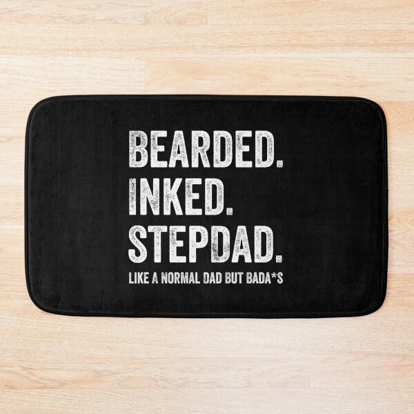 Item preview, BEARDED INKED STEPDAD Vintage Gifts For Men on Father's Day designed and sold by MagicBoutique.