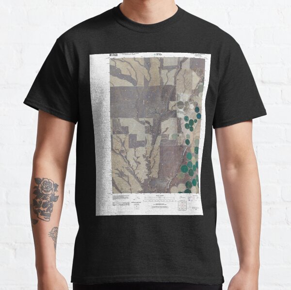 USGS Topo Map Washington State WA Lenzie Ranch 20110407 TM Classic T-Shirt