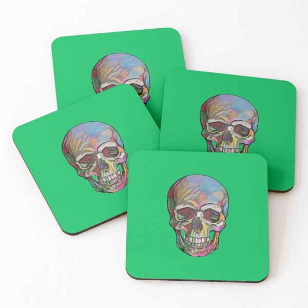 Item preview, The Happy Skull (Green) designed and sold by Diego-t.