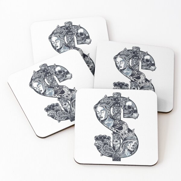 Item preview, Tattoo Girls In Dollar Sign designed and sold by Vector Scout Lab.