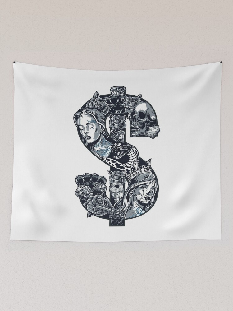 Dollar Sign X Carwad Net - Money Bag Tattoo Design, HD Png Download -  kindpng