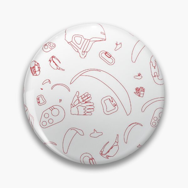 Item preview, Paraglider pattern (red) designed and sold by akluensner.