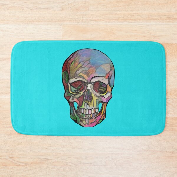 Item preview, The Happy Skull (Blue) designed and sold by Diego-t.