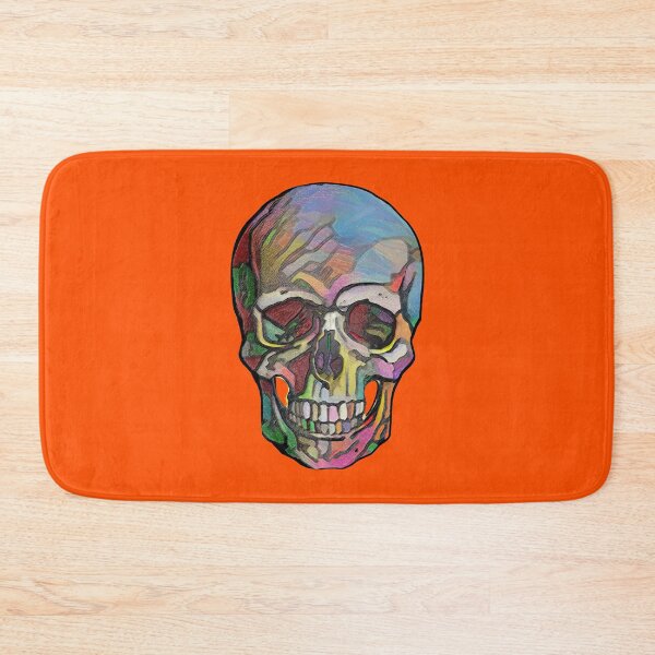 Item preview, The Happy Skull (Orange) designed and sold by Diego-t.