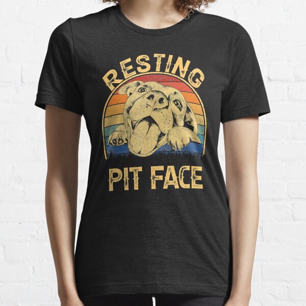 pitbull face shirt