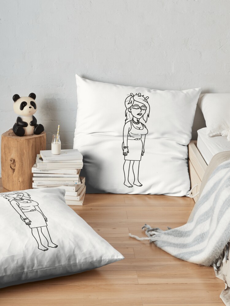 Alternate view of Unity | Rick and Morty character Floor Pillow