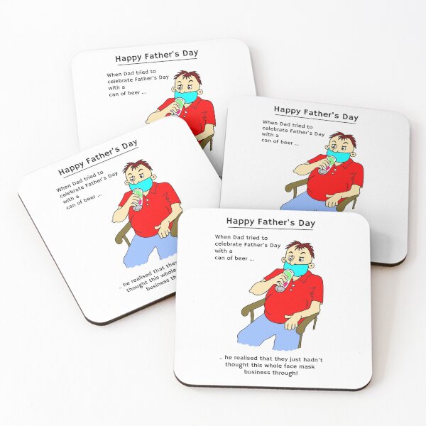 Item preview, Facemask Cartoon Father's Day designed and sold by michellelegrand.