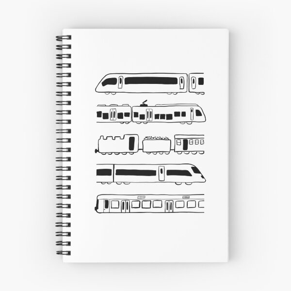 Artikelvorschau, Züge und Bahnen, Illustration für alle Fans des Schienenverkehrs entworfen und verkauft von TomkeTaube.