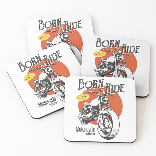 Item preview, Born To Ride Motorcycle Rider designed and sold by Vector Scout Lab.