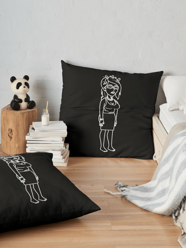 Alternate view of Unity | Rick and Morty character Floor Pillow