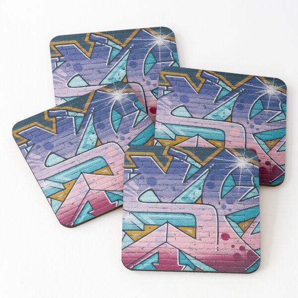 Item preview, brick wall spray urban art designed and sold by Delicarte.