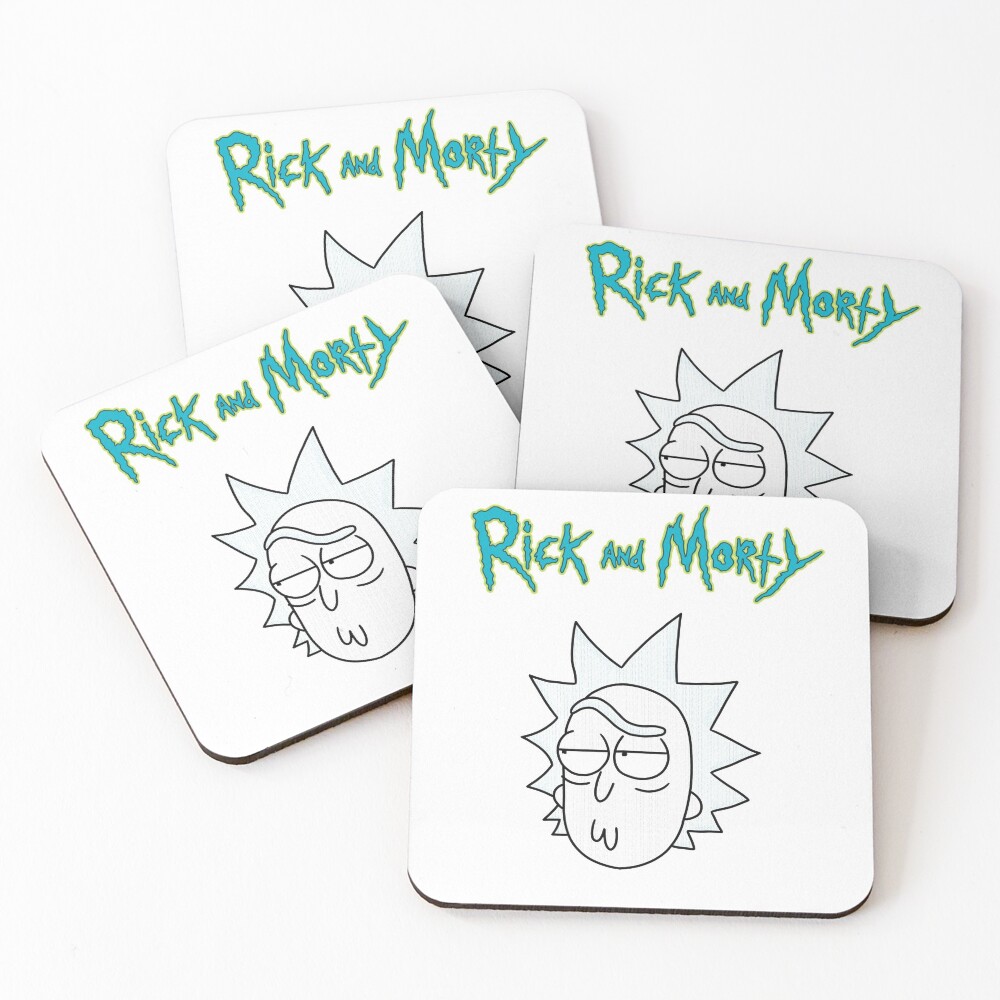 Rick Sanchez | Rick and Morty Character Coasters (Set of 4)