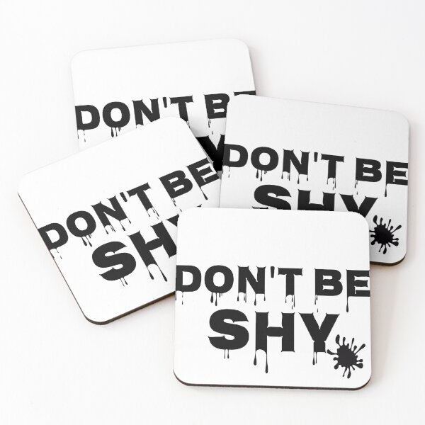Item preview, T-shirt Don't Be Shy/ T-shirt Cool/ T-shirt 2020 / Sloganshirt/ Version black  designed and sold by Reda92i.