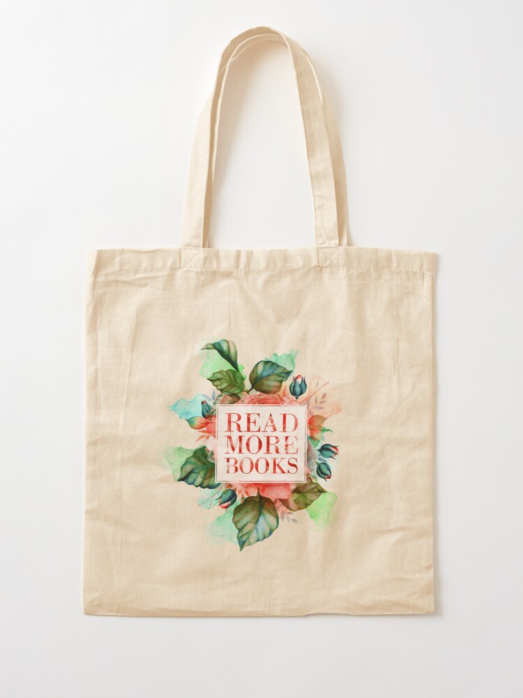 Flowery Books and Tea Tote Bag for Sale by ohjessmarie