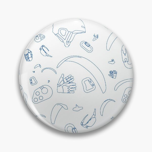 Item preview, Paraglider pattern (blue) designed and sold by akluensner.
