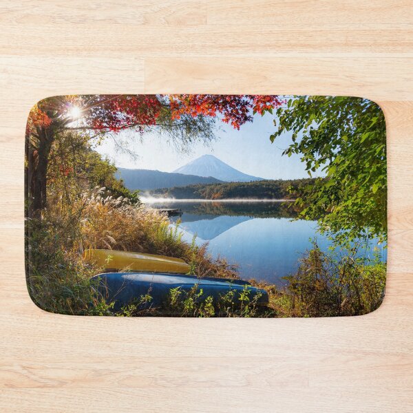 Item preview, Two boats with Mount Fuji designed and sold by Alistair Wilson.