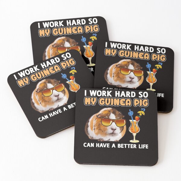 Item preview, Funny Guinea Pig Shirt  Guinea Pig Lover Design "I work hard so my Guinea Pig can have a better life" designed and sold by adsman68.