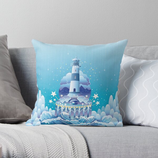 Lighthouse Throw Pillow