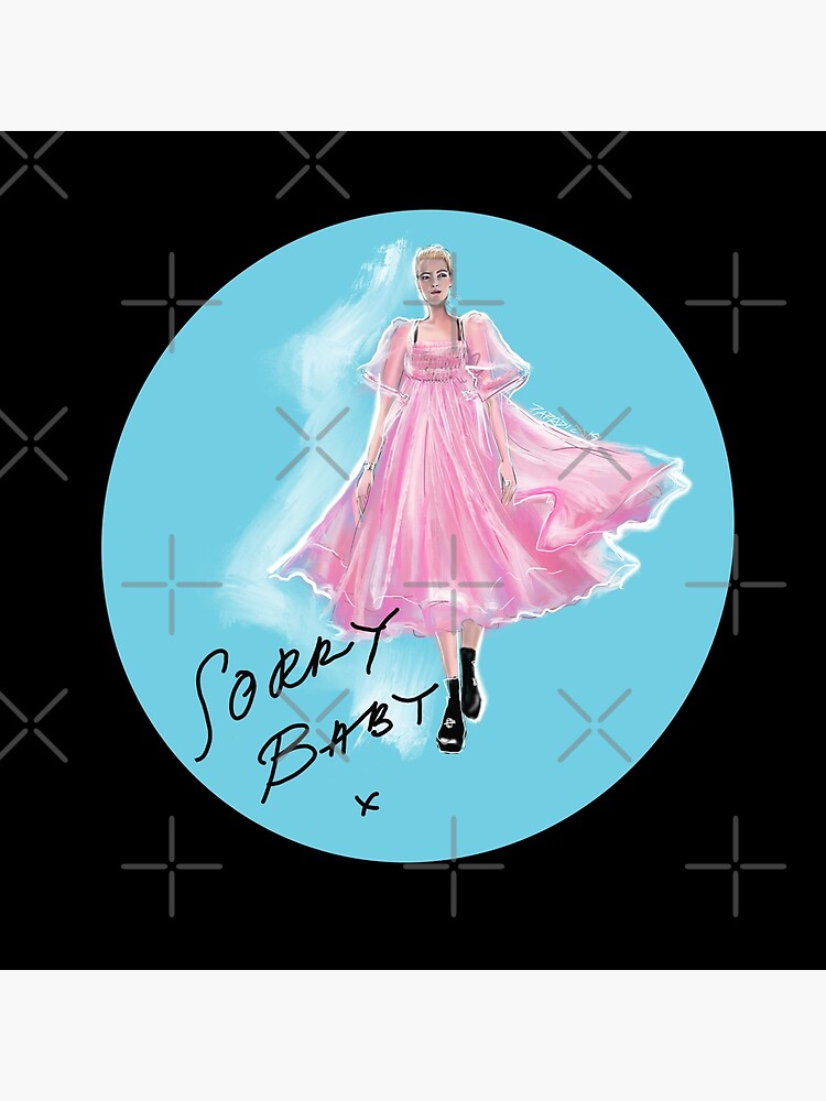 Póster for Sale con la obra «Villanelle Sorry Baby vestido rosa en