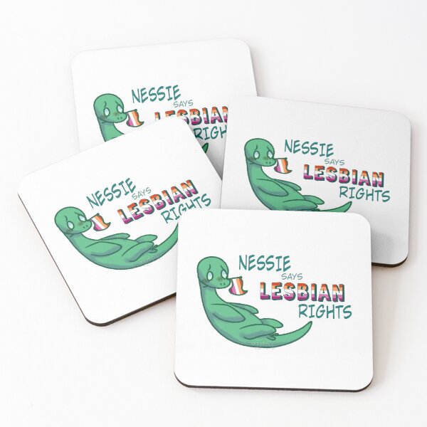 Item preview, Nessie Says Lesbian Rights designed and sold by Isopawde's Grotto.