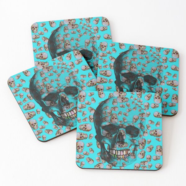 Item preview, Happy Skull Random Pattern  (Blue) designed and sold by Diego-t.