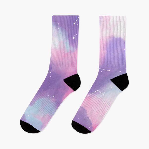 Item preview, Purple and Pink Pastel Starry Night Sky with Constellations  designed and sold by CrystalCrush.
