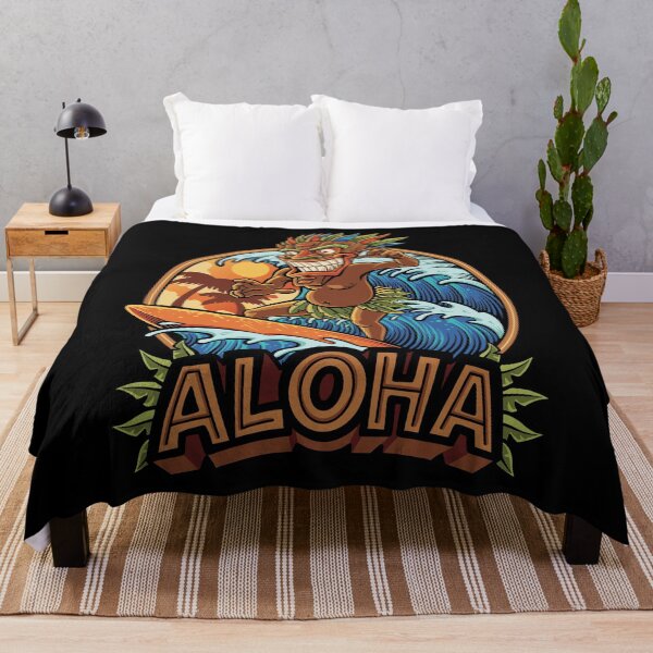 Item preview, Aloha Tiki Surfer designed and sold by Vector Scout Lab.