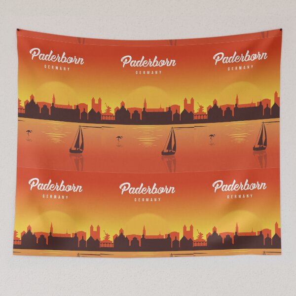 Item preview, paderborn cityscape skyline designed and sold by louzaartist.