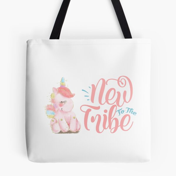 Item preview, New to the Tribe Cute Sleeping Unicorn  designed and sold by ToniaKroeger.