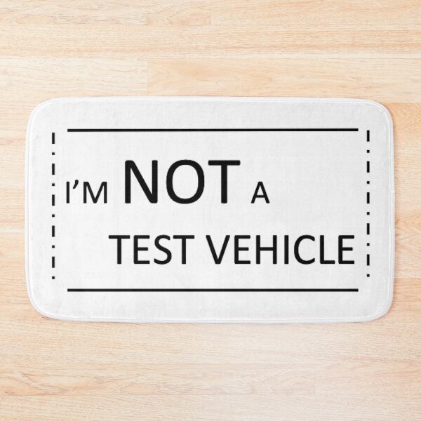 Item preview, I'm NOT a test vehicle (white) designed and sold by alban raysse.