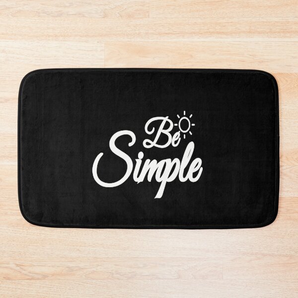 Item preview, T-shirt Be Simple / T-shirt Cool/ T-shirt 2020/ SloganShirt/ White Version designed and sold by Reda92i.