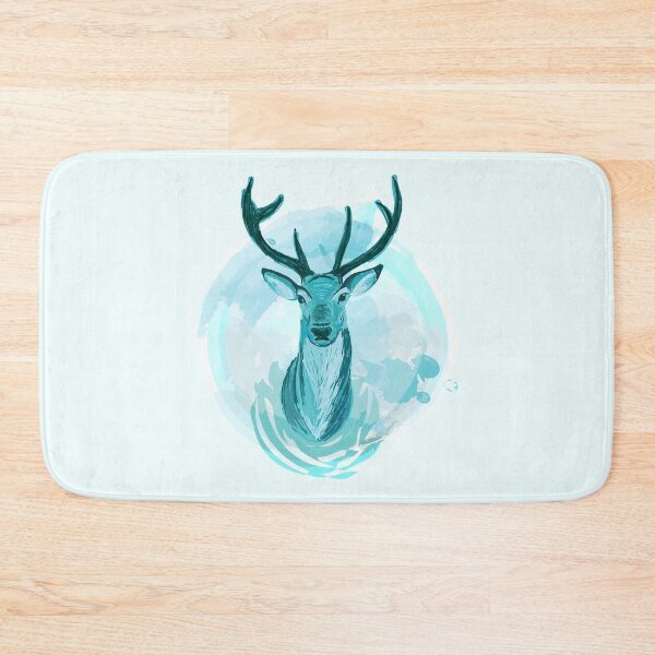 Item preview, Blue Stag Illustration designed and sold by cheekymare.