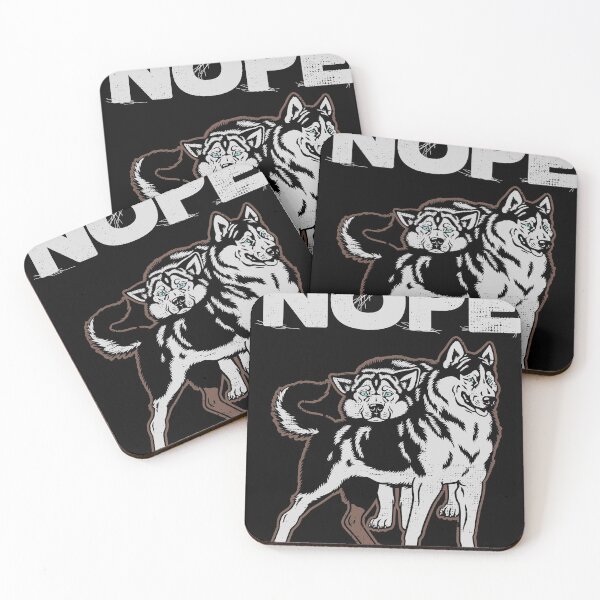 Item preview, Siberian Husky Owner Gift print Husky Says Nope Husky Love designed and sold by Lisbob.