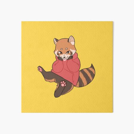 Panda Rouge Art Board Prints Redbubble Panda Rouge Art Board Prints Redbubble