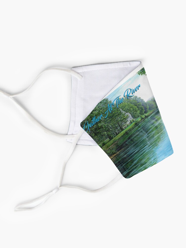 Alternate view of Gather at the River Mug Mask