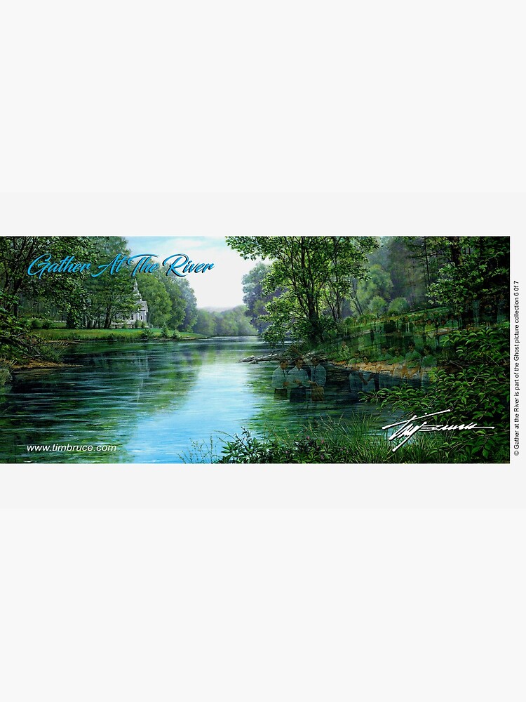 Gather at the River Mug by DKEriksenArt