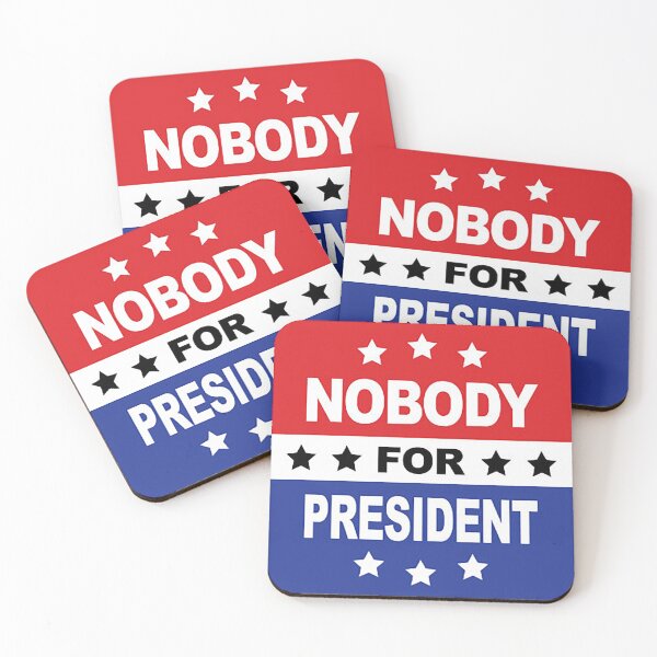 Item preview, NOBODY FOR PRESIDENT #001 designed and sold by thatstickerguy.