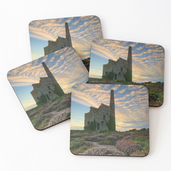 Item preview, Cloud pattern over Tywarnhayle Engine House designed and sold by bitm2007.