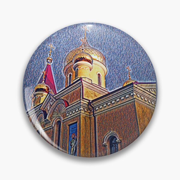 Item preview, Orthodox church with shining domes designed and sold by helenkaiy.