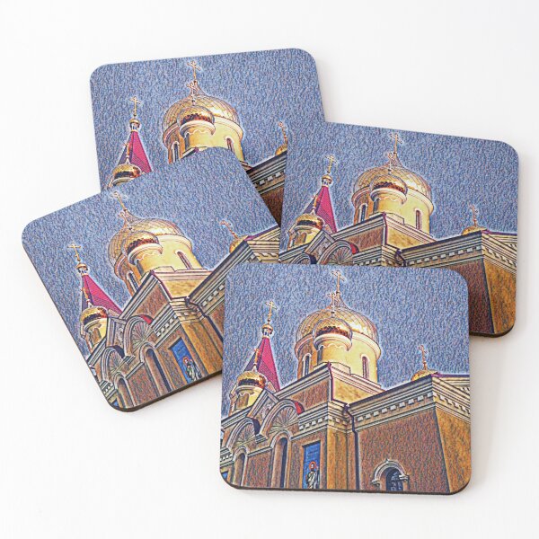 Item preview, Orthodox church with shining domes designed and sold by helenkaiy.