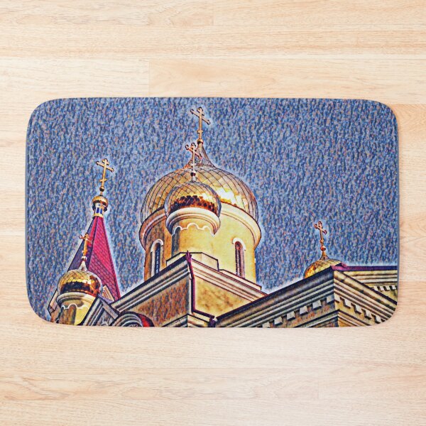 Item preview, Orthodox church with shining domes designed and sold by helenkaiy.
